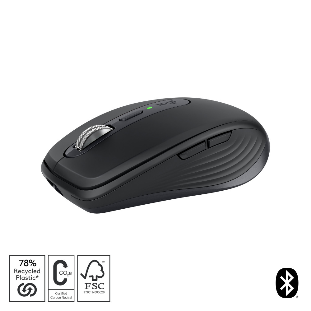Logitech MX Anywhere 3S souris Bureau Droitier RF sans fil + Bluetooth Laser 8000 DPI Logitech MX Anywhere 3S souris Bureau Droitier RF sans fil + Bluetooth Laser 8000 DPI