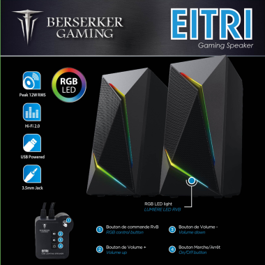 BERHP038341 0816117 HP 2.0 Eitri Black-Illuminated 6w