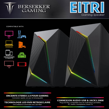 BERHP038341 0816117 HP 2.0 Eitri Black-Illuminated 6w