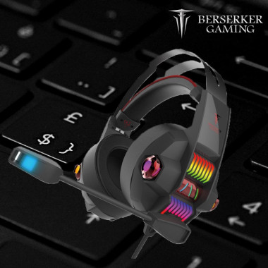 BERMI036956 0915172 CASQUE 40mm GAMING EIKTHYRNIR-CHROMA-RGB Jack/USB(LED)