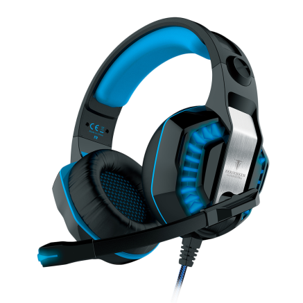 BERMI032651 0915177 CASQUE 50mm GAMING FREYR USB 7.1  AVEC VIBRATION+LED BLACK/BLUE