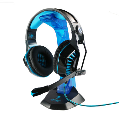 BERMI032651 0915177 CASQUE 50mm GAMING FREYR USB 7.1  AVEC VIBRATION+LED BLACK/BLUE