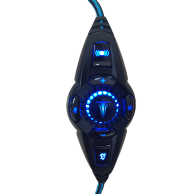 BERMI032651 0915177 CASQUE 50mm GAMING FREYR USB 7.1  AVEC VIBRATION+LED BLACK/BLUE