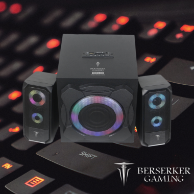 BERHP039289 Haut parleur bluetooth GAMING Thor 2.1 Black Lighting