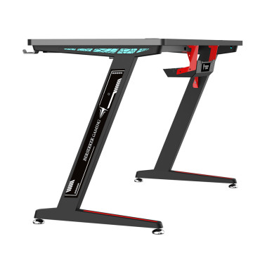 BERACJ36201 BSK-GAMING DESK B120 NOIR Avec Led  RGB