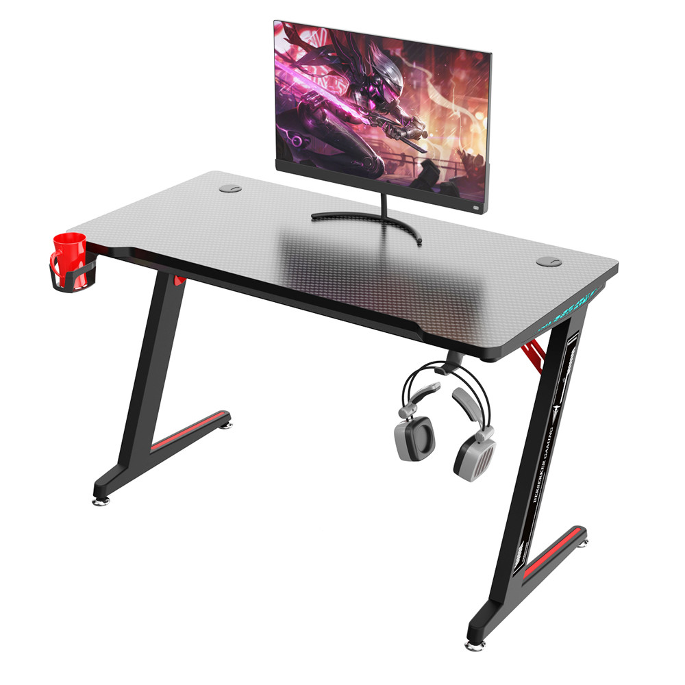 BERACJ36201 BSK-GAMING DESK B120 NOIR Avec Led  RGB