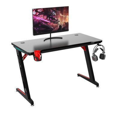 BERACJ36201 BSK-GAMING DESK B120 NOIR Avec Led  RGB
