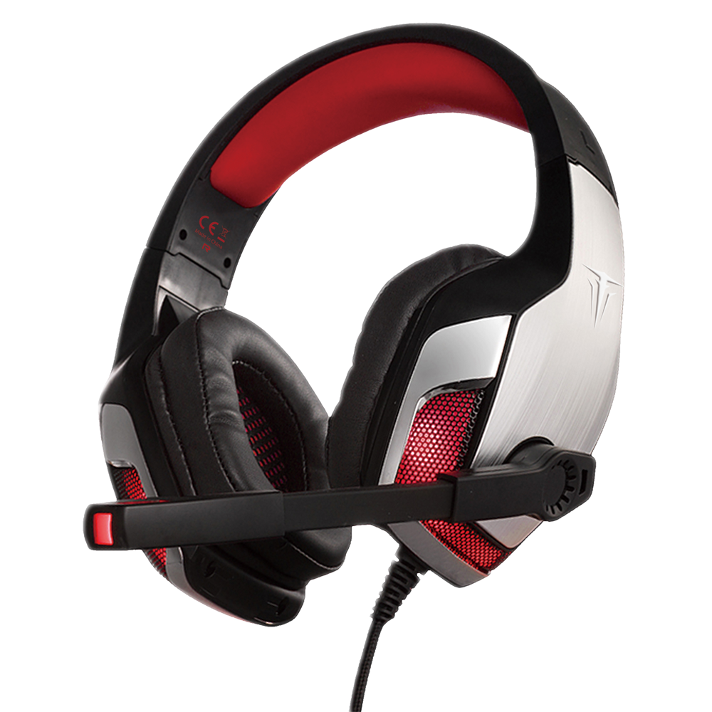 BERMI036957 0915169 CASQUE 50mm GAMING FAFNIIR-SIL Noir/rouge Jack/USB(LED) BERMI036957 0915169 CASQUE 50mm GAMING FAFNIIR-SIL Noir/rouge Jack/USB(LED)