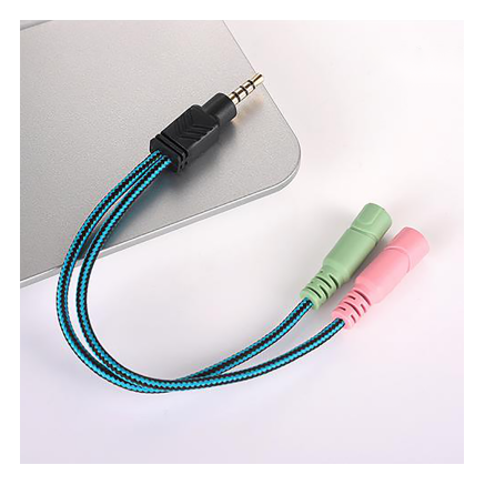 BER00046383 ADAPT JACK AUDIO STEREO 1 MALE x2 FEMELLE EN CABLE 25CM DAG