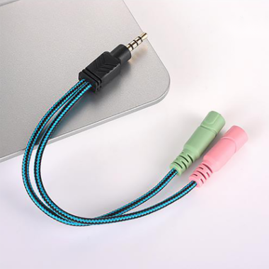 BER00046383 ADAPT JACK AUDIO STEREO 1 MALE x2 FEMELLE EN CABLE 25CM DAG