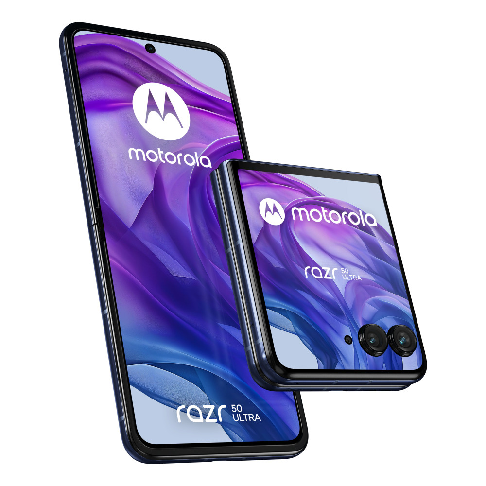 Motorola razr 50 Ultra 17,5 cm (6.9") Double SIM Android 14 5G USB Type-C 12 Go 512 Go 4000 mAh Marine Motorola razr 50 Ultra 17,5 cm (6.9") Double SIM Android 14 5G USB Type-C 12 Go 512 Go 4000 mAh Marine