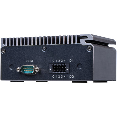 Shuttle Edge PC SPCEL03 , Intel Atom x6413E, 1x HDMI, 2x 2.5G LAN, 1x COM, DIO (4x in, 4x out), 3x USB, 2x M.2, 12-24V,