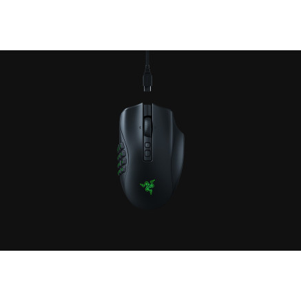 Razer Naga V2 Pro souris Jouer Droitier RF Wireless + Bluetooth + USB Type-C Optique 30000 DPI