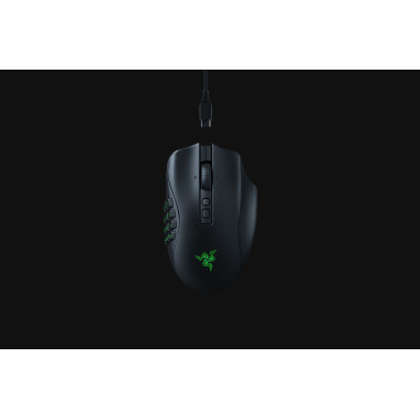 Razer Naga V2 Pro souris Jouer Droitier RF Wireless + Bluetooth + USB Type-C Optique 30000 DPI
