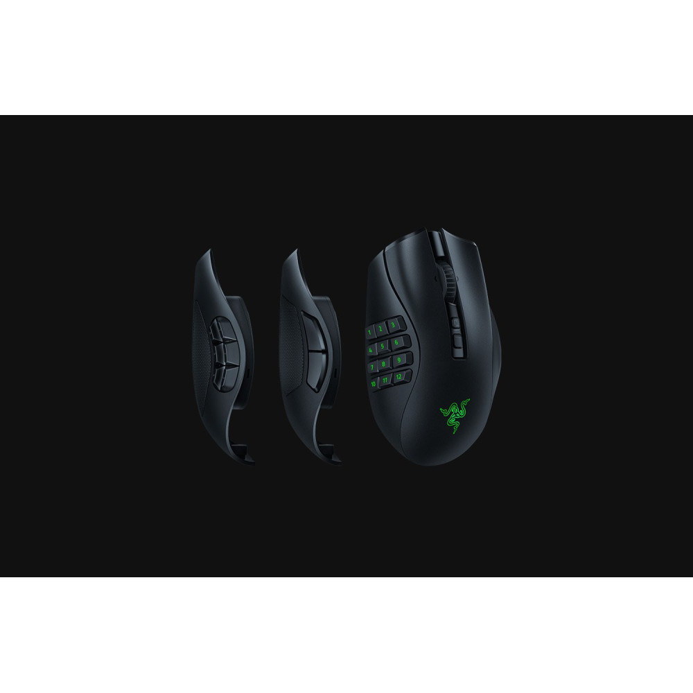 Razer Naga V2 Pro souris Jouer Droitier RF Wireless + Bluetooth + USB Type-C Optique 30000 DPI