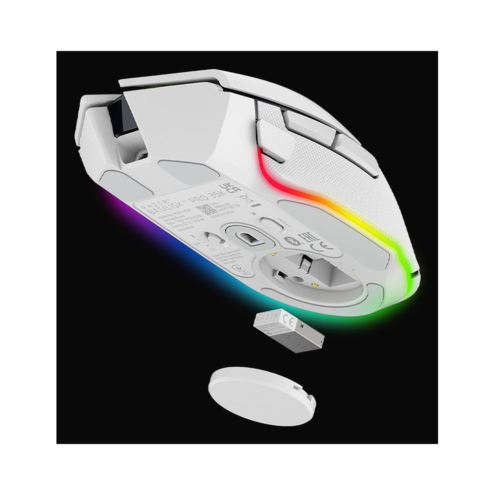 Razer Basilisk V3 Pro 35K souris Jouer Droitier RF Wireless + Bluetooth + USB Type-A Optique 35000 DPI