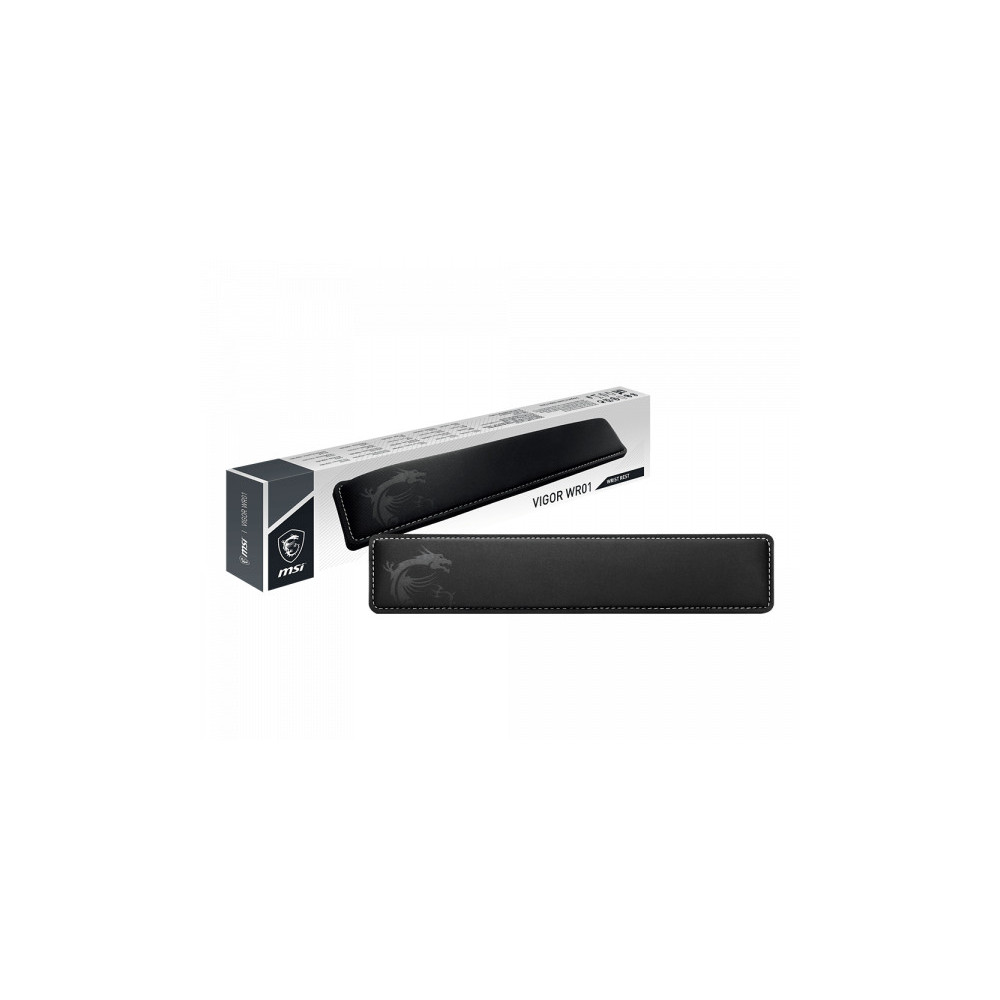 MSI Vigor-WR01 repose-poignet Mémoire de forme, Caoutchouc Noir MSI Vigor-WR01 repose-poignet Mémoire de forme, Caoutchouc Noir