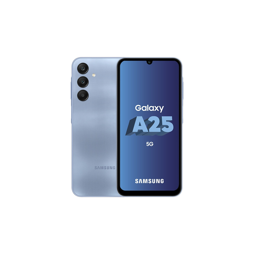 Samsung Galaxy A25 5G 16,5 cm (6.5") Double SIM USB Type-C 8 Go 256 Go 5000 mAh Bleu Samsung Galaxy A25 5G 16,5 cm (6.5") Double SIM USB Type-C 8 Go 256 Go 5000 mAh Bleu