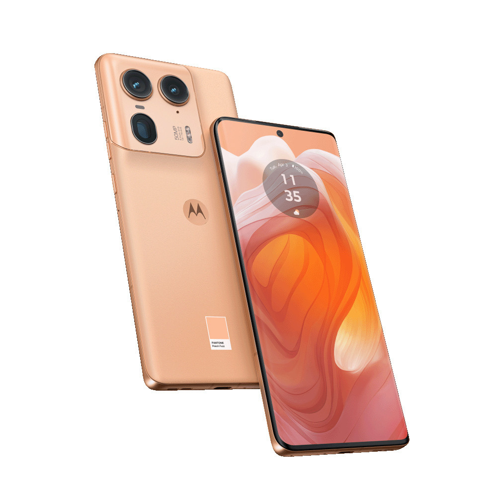 Motorola edge 50 Ultra 17 cm (6.7") Double SIM Android 14 5G USB Type-C 16 Go 1 To 4500 mAh Pêche Motorola edge 50 Ultra 17 cm (6.7") Double SIM Android 14 5G USB Type-C 16 Go 1 To 4500 mAh Pêche