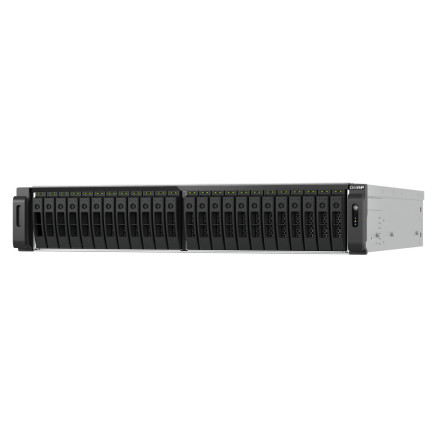 QNAP TS-H3077AFU-R7-64G serveur de stockage NAS Rack (2 U) AMD Ryzen™ 5 64 Go DDR5 0 To QuTS hero Noir, Métallique