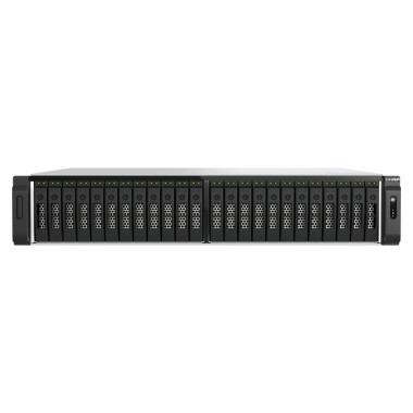 QNAP TS-H3077AFU-R7-64G serveur de stockage NAS Rack (2 U) AMD Ryzen™ 5 64 Go DDR5 0 To QuTS hero Noir, Métallique