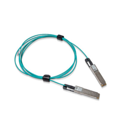 Nvidia MFS1S00-H005V câble InfiniBand et à fibres optiques 5 m QSFP56 Noir, Bleu