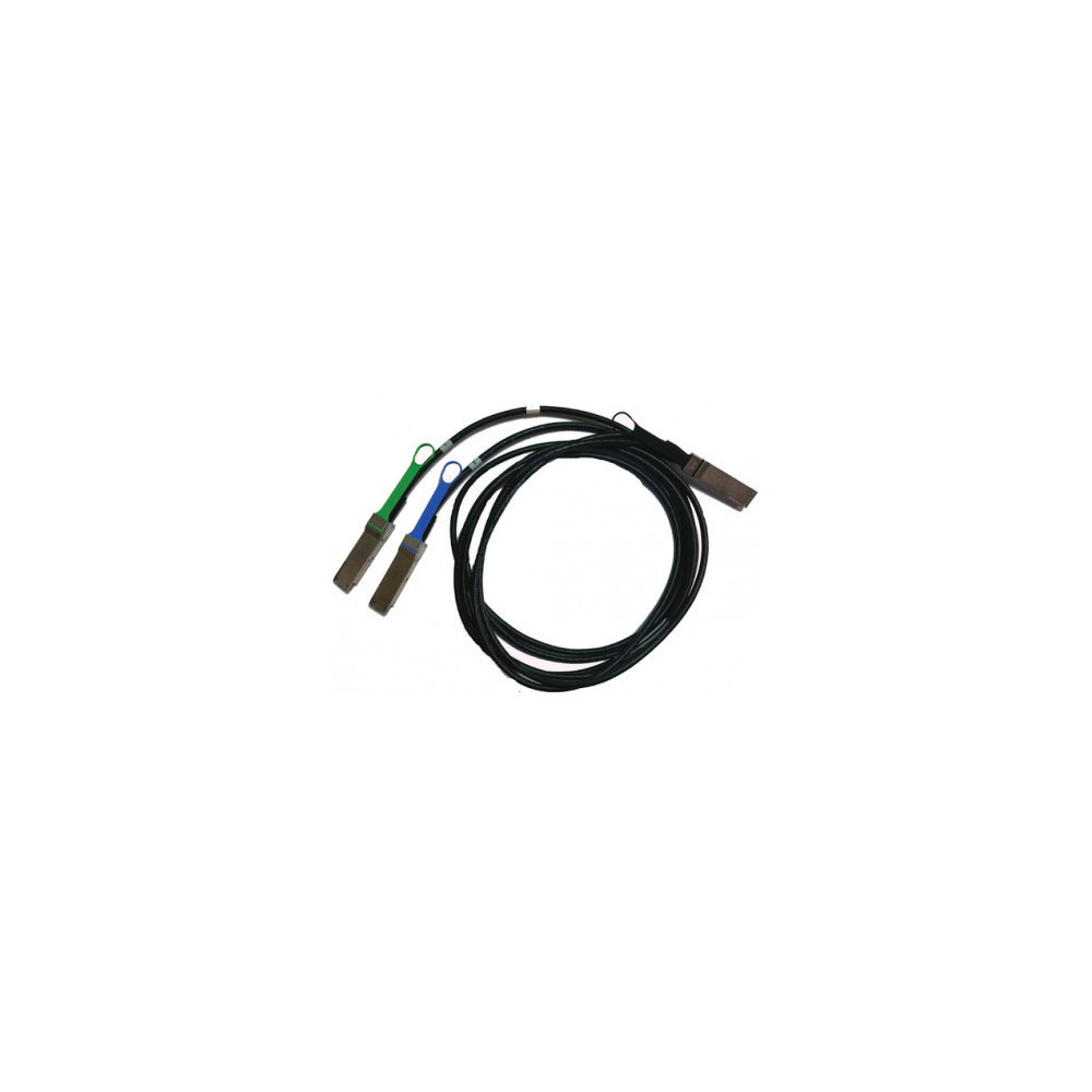 Nvidia 980-9I99F-00H002 câble InfiniBand et à fibres optiques 2 m QSFP56 2x QSFP56 Noir Nvidia 980-9I99F-00H002 câble InfiniBand et à fibres optiques 2 m QSFP56 2x QSFP56 Noir