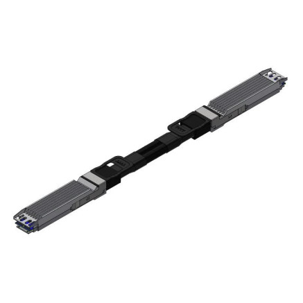 Nvidia MCP4Y10-N00A câble InfiniBand et à fibres optiques 0,5 m OSFP Noir