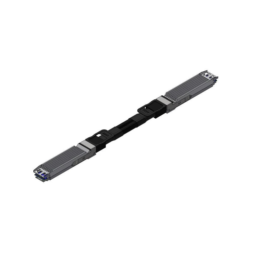 Nvidia MCP4Y10-N00A câble InfiniBand et à fibres optiques 0,5 m OSFP Noir Nvidia MCP4Y10-N00A câble InfiniBand et à fibres optiques 0,5 m OSFP Noir
