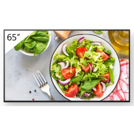 Sony FW-65BZ35L TM affichage de messages Écran plat de signalisation numérique 165,1 cm (65") LCD Wifi 550 cd m² 4K Ultra HD