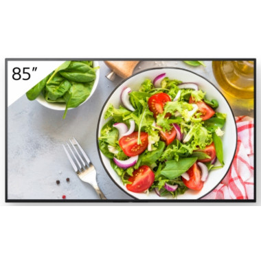 Sony FW-85BZ35L affichage de messages Écran plat de signalisation numérique 2,16 m (85") LCD Wifi 550 cd m² 4K Ultra HD Noir