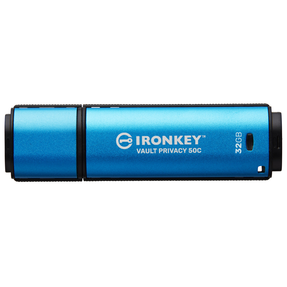 Kingston Technology IronKey 32 Go USB-C Vault Privacy 50C chiffrée AES-256, FIPS 197 Kingston Technology IronKey 32 Go USB-C Vault Privacy 50C chiffrée AES-256, FIPS 197