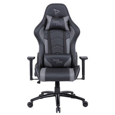 Steelplay SGC01 Fauteuil de gaming Siège capitonné Noir, Gris
