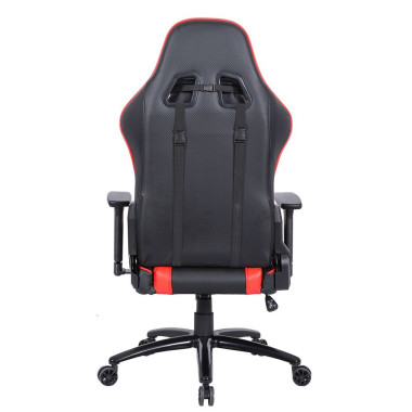 Steelplay SGC01 Siège de jeu sur PC Siège capitonné Noir, Rouge