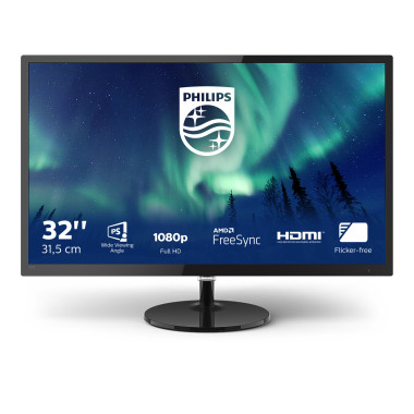 Philips E Line 327E8QJAB 00 LED display 80 cm (31.5") 1920 x 1080 pixels Full HD LCD Noir