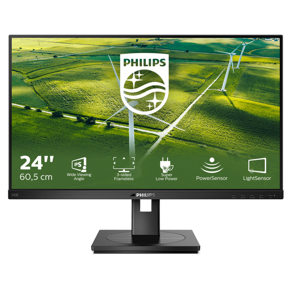 Philips 242B1G 00 LED display 60,5 cm (23.8") 1920 x 1080 pixels Full HD Noir Philips 242B1G 00 LED display 60,5 cm (23.8") 1920 x 1080 pixels Full HD Noir