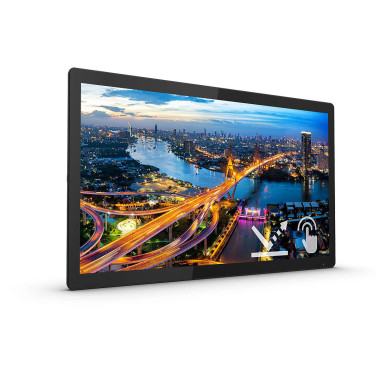 Philips B Line 222B1TFL 00 écran plat de PC 54,6 cm (21.5") 1920 x 1080 pixels Full HD LED Écran tactile Noir
