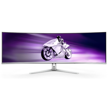 Philips Evnia 8000 49M2C8900 00 écran plat de PC 124,2 cm (48.9") 5120 x 1440 pixels Dual QHD QD-OLED Blanc