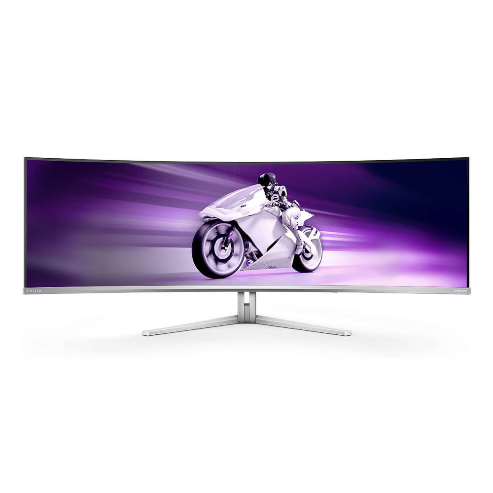 Philips Evnia 8000 49M2C8900 00 écran plat de PC 124,2 cm (48.9") 5120 x 1440 pixels Dual QHD QD-OLED Blanc