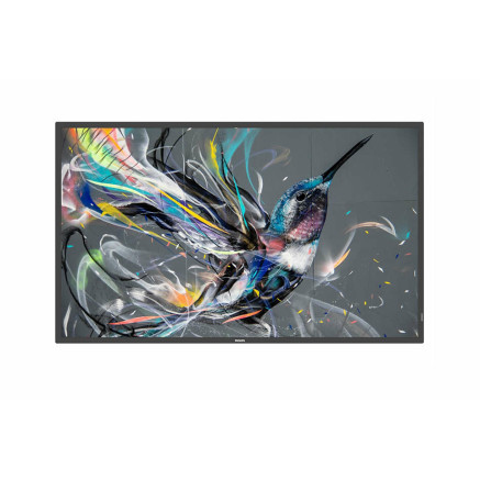 Philips 55BDL3650QE 00 affichage de messages Écran plat de signalisation numérique 138,7 cm (54.6") Wifi 350 cd m² 4K Ultra HD