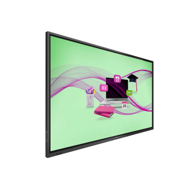 Philips 75BDL4052E 00 affichage de messages 190,5 cm (75") LCD Wifi 380 cd m² 4K Ultra HD Noir Écran tactile Android 10
