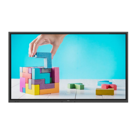 Philips E-Line 75BDL4152E 00 Écran plat de signalisation numérique 190,5 cm (75") Wifi 400 cd m² 4K Ultra HD Noir Écran tactile