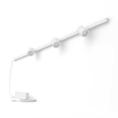 Philips Hue White and Color ambiance Kit de base Perifo pour mur, droit (3 spots)