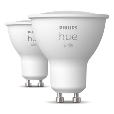 Philips Hue White GU10 Spot d'éclairage intelligent Bluetooth Zigbee 4,2 W