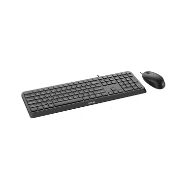 Philips 2000 series SPT6207B 19 clavier Souris incluse Universel USB AZERTY Français Noir