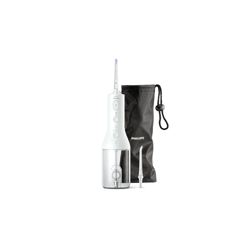 Philips Power Flosser 3000 sans fil HX3826 31 Jet dentaire - Blanc Philips Power Flosser 3000 sans fil HX3826 31 Jet dentaire - Blanc
