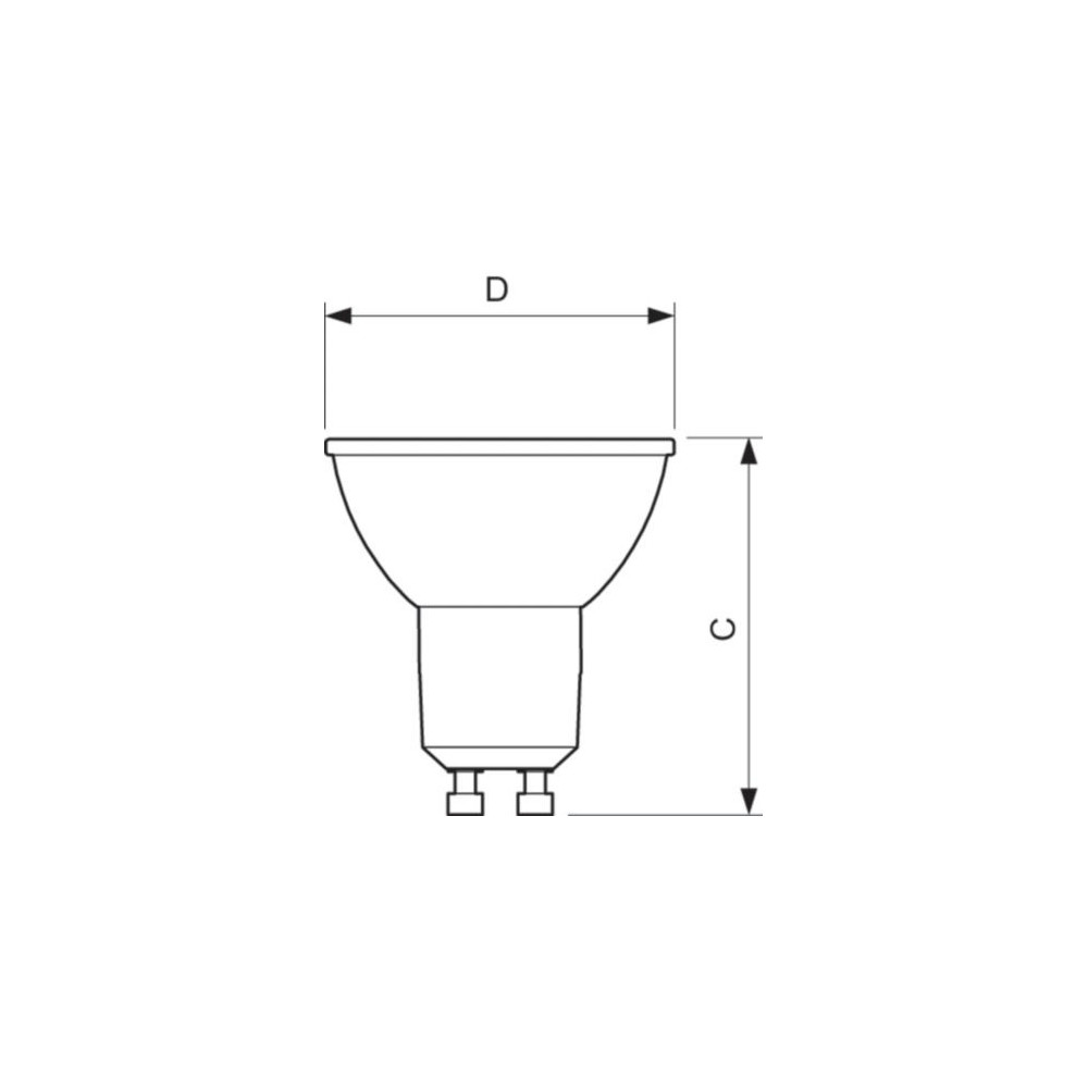 Philips CorePro LEDspot ampoule LED Blanc 3000 K 3,5 W GU10