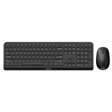 Philips 3000 series SPT6307B 26 clavier Souris incluse Universel RF sans fil QWERTZ Allemand Noir