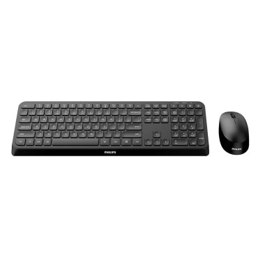 Philips 3000 series SPT6307B 26 clavier Souris incluse Universel RF sans fil QWERTZ Allemand Noir