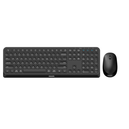 Philips 4000 series SPT6407B 26 clavier Souris incluse Universel RF sans fil + Bluetooth QWERTZ Allemand Noir
